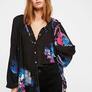Free People black meadow lark tunic